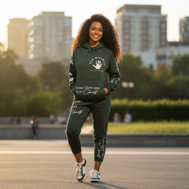 YPD "Grow, Glow, and Go for Christ" Sweat Set